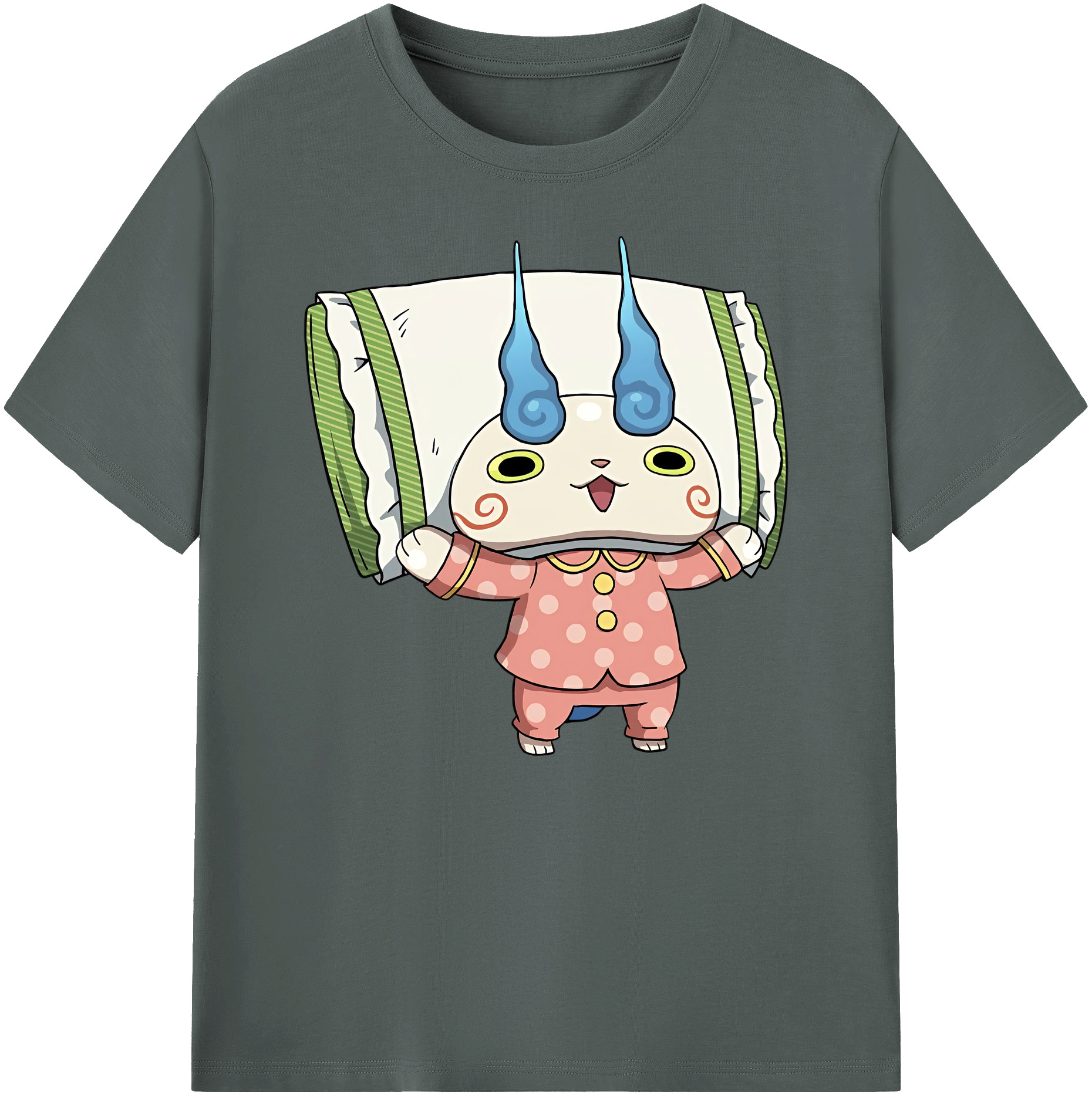 （画像用） 妖怪ウォッチ Yo-kai Watch 綿100％ メンズ半袖Tシャツ｜肌触りやわらか＆通気性